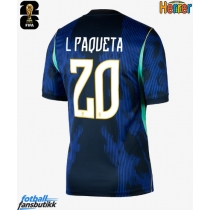 Brasil Lucas Paqueta #20 Bortedrakt VM 2026 Kortermet